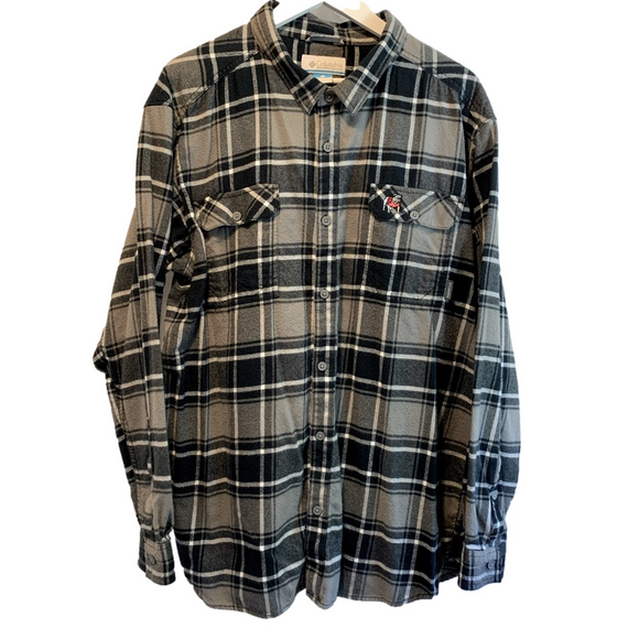 Columbia Other - Columbia UGA Plaid Flannel Button Down Shirt